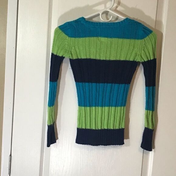 Justice Size 10 Long Sleeve V Neck Pullover Sweater - Picture 3 of 12